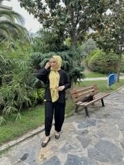 Siyah Şalvar Basic Takım