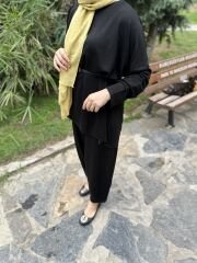 Siyah Şalvar Basic Takım