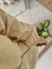 Nakış İşlemeli Ceket Sarı