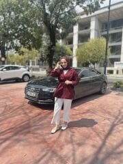 Bordo Keten Blazer Ceket