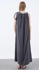 Omuzdan Bağlamalı Modal Elbise