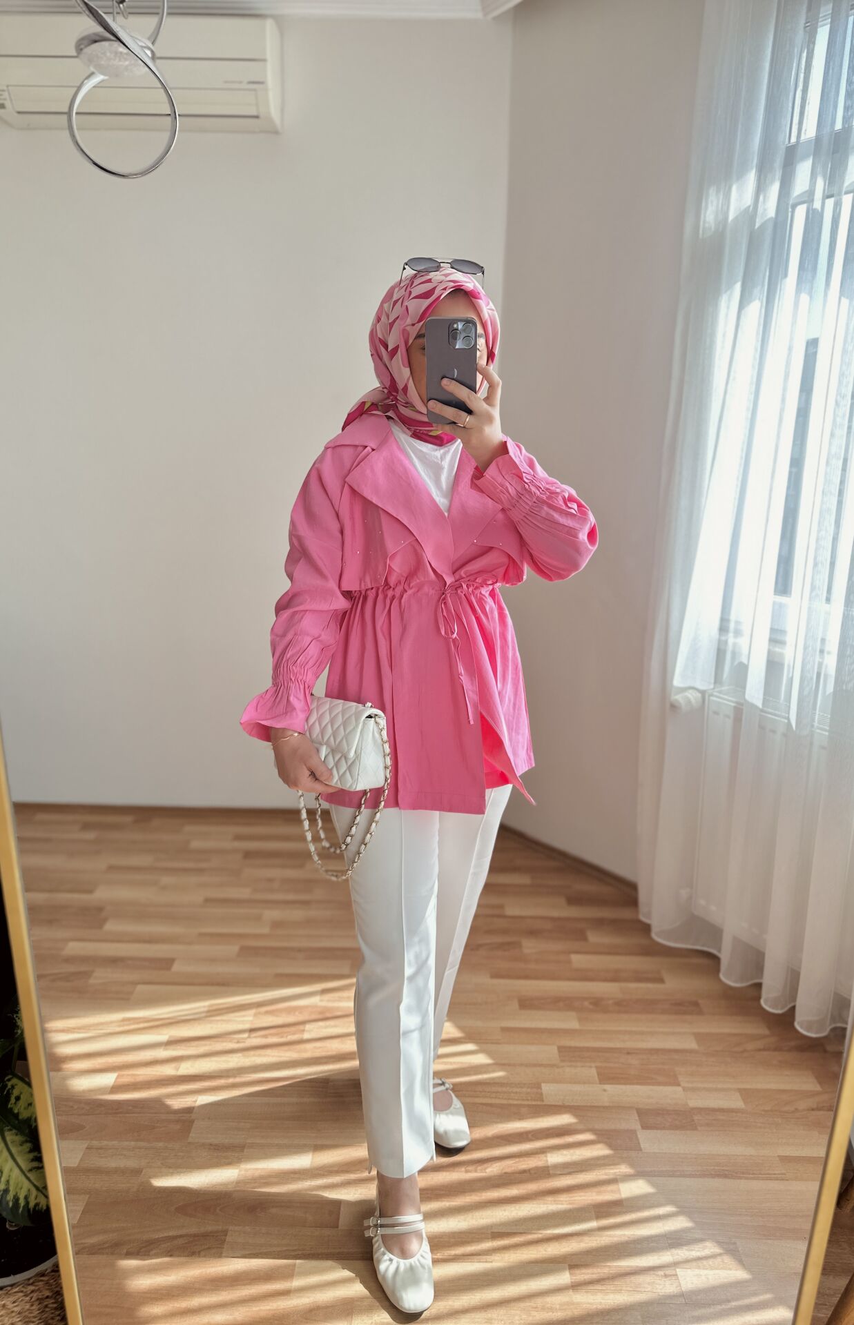 Taş Detaylı Kap Pembe