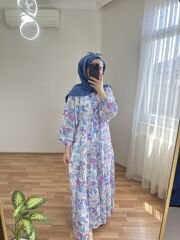 Çiçek Desenli Elbise