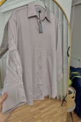 Oversize Gömlek Pudra