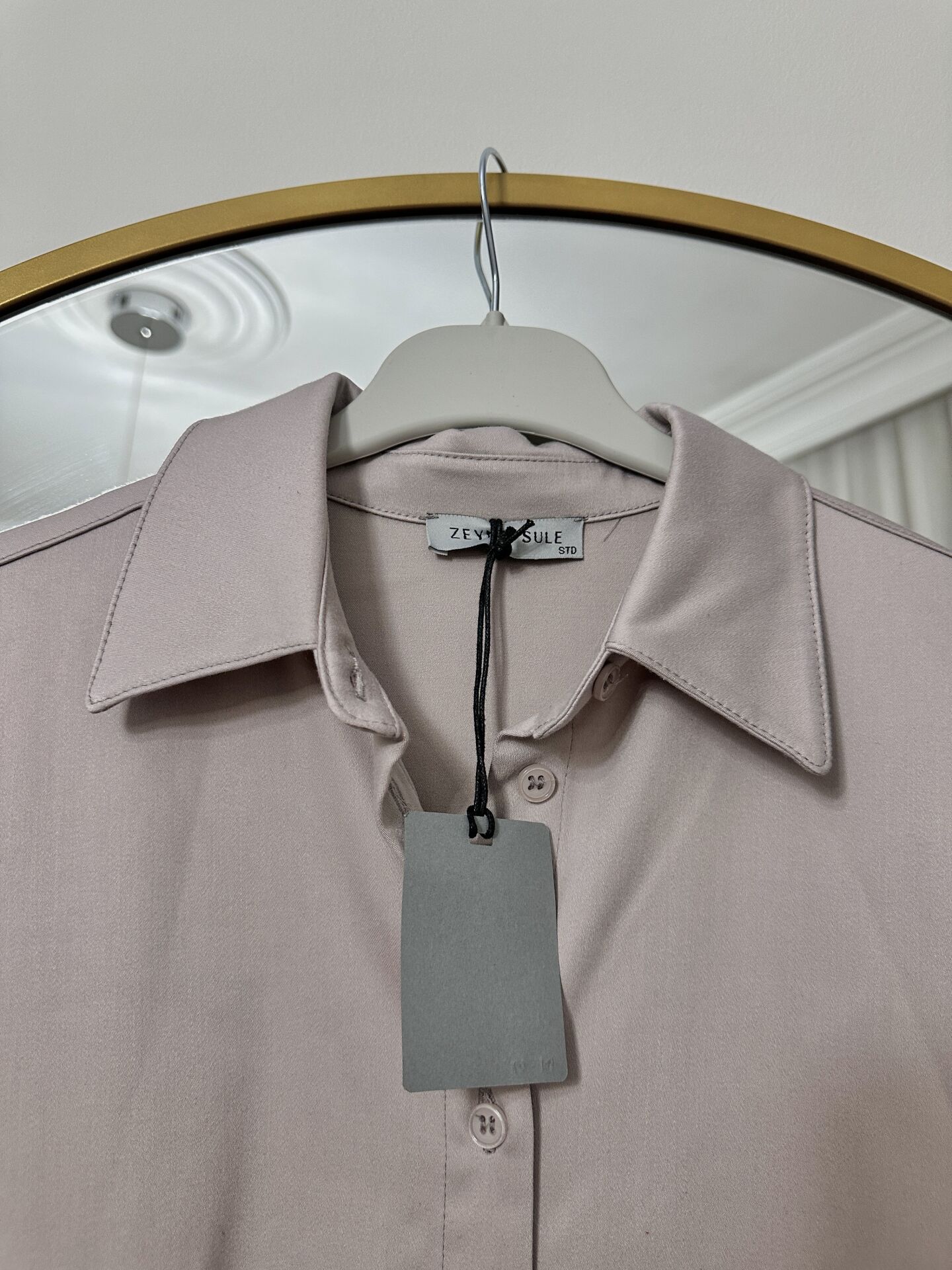 Oversize Gömlek Pudra