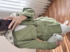 Gabardin Ceket Yeşil