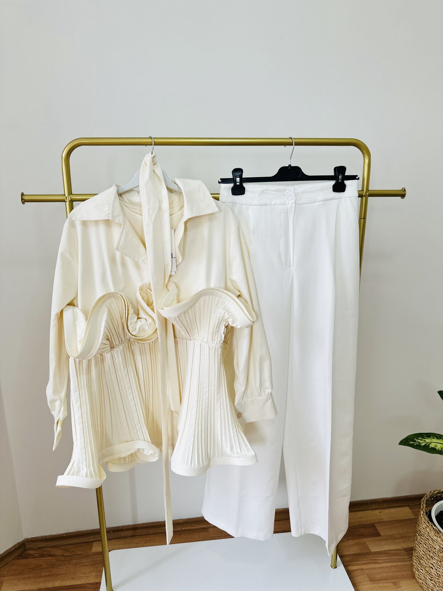 Palazzo Pantolon Beyaz