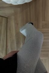 Taşlı Pantolon Gri