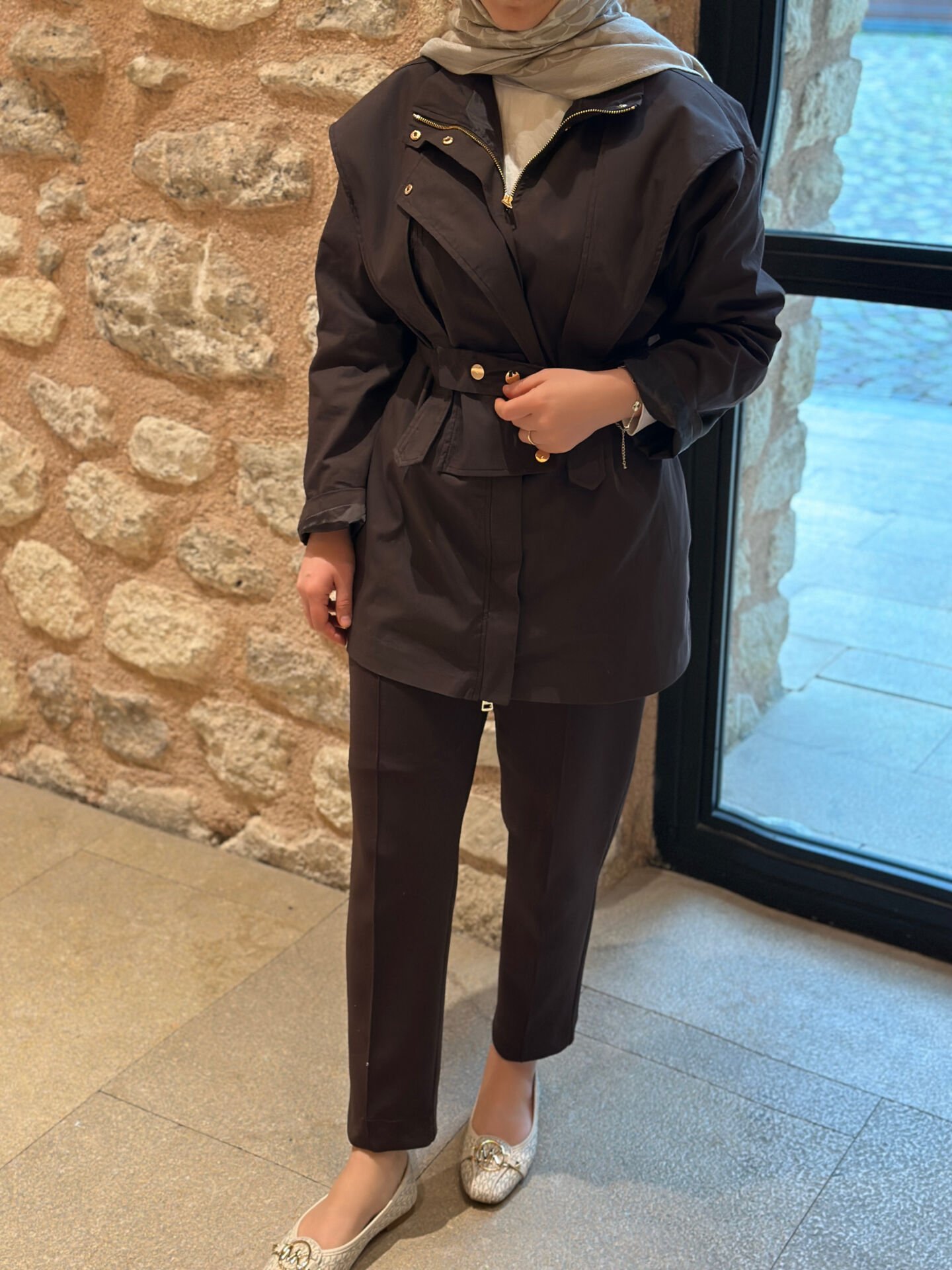 Scuba Havuç Pantolon Kahve