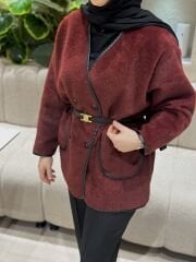 Angora Hırka Bordo