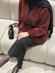 Angora Hırka Bordo