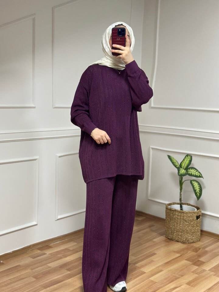 Simli Merserize Takım | Mürdüm