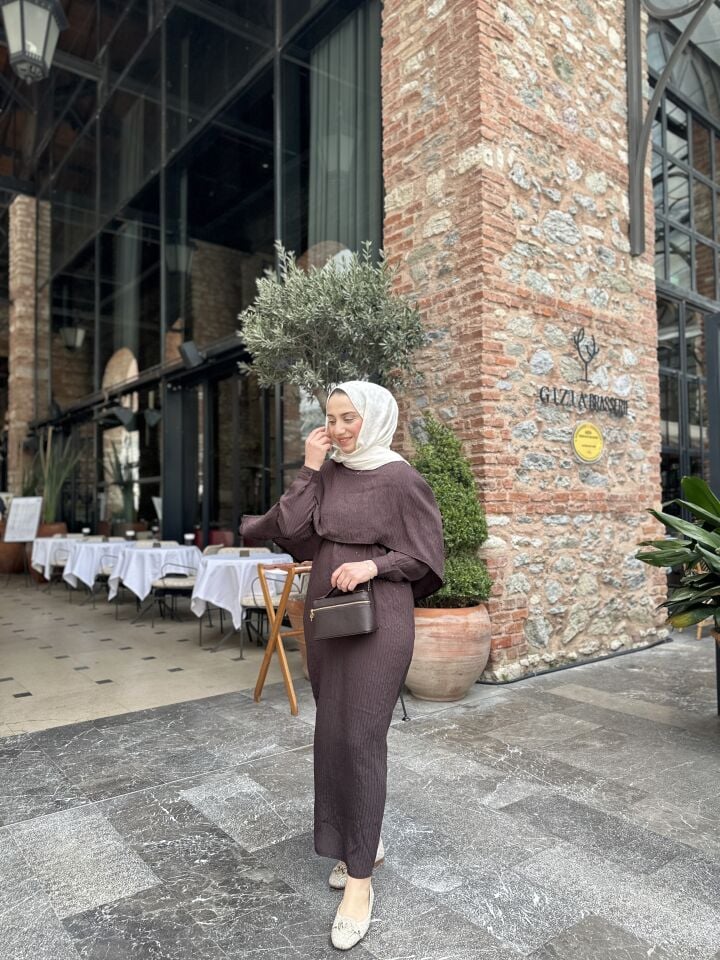 Sera Elbise Kahverengi